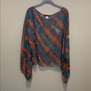 Silk Tie Dye Top